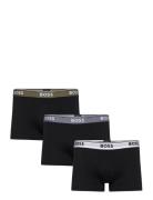 Trunk 3P Power Boxershorts Black BOSS