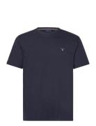 Emb Original Shield T-Shirt Tops T-Kortærmet Skjorte Navy GANT