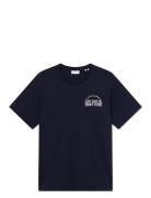 Legacy Court T-Shirt Tops T-Kortærmet Skjorte Navy Les Deux