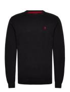 Ellison Reg Cw Cot Mcs M Knit Tops Knitwear Round Necks Black MCS