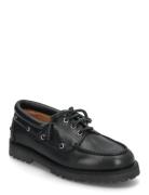 Alvina Shoes Flat Loafers Black Pavement