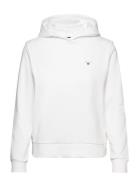 Reg Hoodie Tops Sweatshirts & Hoodies Hoodies White GANT