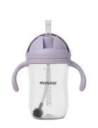 Straw Bottle Tritan Baby & Maternity Baby Feeding Sippy Cups Purple Mi...