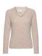 Pullover Long Sleeve Tops Knitwear Jumpers Beige Marc O'Polo