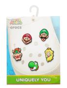Super Mario 5Pck Sko Accessories Multi/patterned Crocs