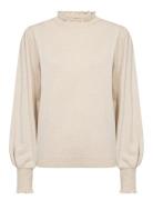 Sc-Dollie Pullover Striktrøje Cream Soyaconcept