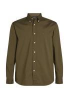 Core Flex Poplin Solid Rf Shirt Tops Shirts Casual Blue Tommy Hilfiger