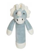 Diinglisar, Rattle, Dino, Teal Toys Baby Toys Rattles Blue Teddykompan...