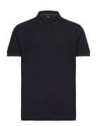 Paddy Sport Polos Short-sleeved Navy BOSS