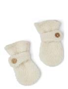 Mittens Bouclé Merino Wool Accessories Gloves & Mittens Mittens Cream ...