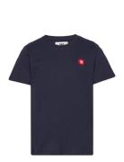 Ola Kids T-Shirt Gots Tops T-Kortærmet Skjorte Navy Double A By Wood W...