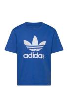 Trefoil Tee Sport T-Kortærmet Skjorte Blue Adidas Originals