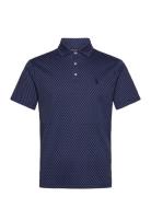 50/1 Interlock-Ssl-Psh Tops Polos Short-sleeved Navy Polo Ralph Lauren