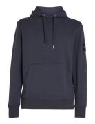 Badge Hoodie Tops Sweatshirts & Hoodies Hoodies Navy Calvin Klein Jean...