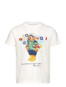 Polo Bear Cotton Jersey Tee Tops T-Kortærmet Skjorte White Ralph Laure...