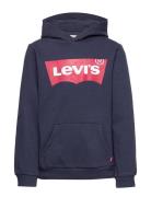 Po-Pull-Over Hoody Tops Sweatshirts & Hoodies Hoodies Blue Levi's