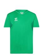 Hmlauthentic Pl Jersey S/S Kids Tops T-Kortærmet Skjorte Green Hummel