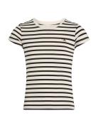 2 Pack Stripe Slim Ss T-Shirt Tops T-Kortærmet Skjorte Cream Calvin Kl...