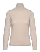 Fqjade-Blouse Tops Knitwear Turtleneck Beige FREE/QUENT