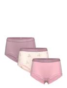 Nkfhipster 3P Barely Pink Bow Noos Night & Underwear Underwear Panties...