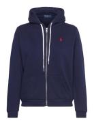 Fleece Full-Zip Hoodie Tops Sweatshirts & Hoodies Hoodies Navy Polo Ra...