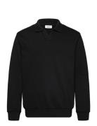 Jersey Split Neck W. Collar L/ Tops Sweatshirts & Hoodies Sweatshirts ...