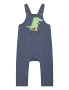 Nbmvonne Sweat Overall Box Bru Bottoms Dungarees Blue Name It