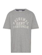 Original Sportswear T-Shirt Tops T-Kortærmet Skjorte Grey GANT