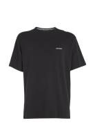 S/S Crew Neck Tops T-Kortærmet Skjorte Black Calvin Klein