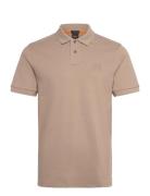 Passenger Tops Polos Short-sleeved Beige BOSS