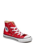 Yths C/T Allstar Hi Red Shoes Sneakers Canva Sneakers Red Converse