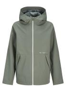 Jjadam Light Jacket Hood Jnr Skaljakke Outdoorjakke Green Jack & J S