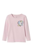 Nmfjosefine Mlp Ls Top Boxcplg Tops T-shirts Long-sleeved T-Skjorte Pi...