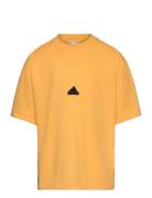 Z.n.e. T-Shirt Kids Sport T-Kortærmet Skjorte Yellow Adidas Performanc...