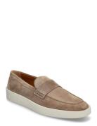 Clay_Loaf_Sdpe Loafers Flade Sko Beige BOSS