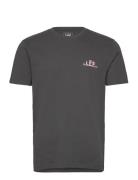 Regular Logo Tee Tops T-Kortærmet Skjorte Black Lee Jeans