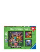 Minecraft Biomes 3X49P Toys Puzzles And Games Puzzles Classic Puzzles ...