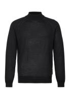 H-Barcel Tops Knitwear Turtlenecks Black BOSS