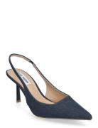 Valoris Slingback Shoes Sling Backs Heeled Slingbacks Navy Steve Madde...