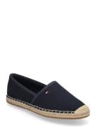 Flag Canvas Espadrille Espadrillos Flade Sandal Navy Tommy Hilfiger