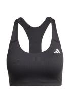 Pwi Rib Ms Sport Women Sport Clothing Sport Bras - All Black Adidas Pe...