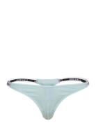 Dipped String Thong G-streng Undertøj Blue Calvin Klein