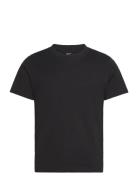 Boxy Heavyweight T-Shirt Tops T-Kortærmet Skjorte Black Weekday