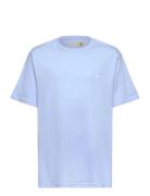 Cotton Jersey Crewneck Tee Tops T-Kortærmet Skjorte Blue Ralph Lauren ...