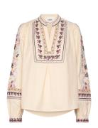 Top Caloe Designers Blouses Long-sleeved Cream Ba&sh