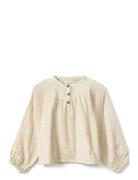 Delvask Shirt Tops Shirts Long-sleeved Shirts Cream Sofie Schnoor Baby...