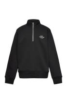 Mix Sweat Crewie Half Zip Sweatshirt Tops Sweatshirts & Hoodies Sweats...