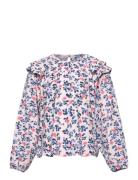 T-Shirt Ls Aop Tops Blouses & Tunics Multi/patterned Minymo