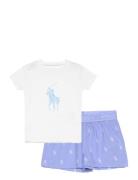 S5-Sleepwear Short Set Pyjamassæt Blue Polo Ralph Lauren