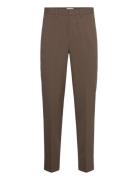 Relaxed Fit Formal Pants Bottoms Trousers Formal Brown Lindbergh